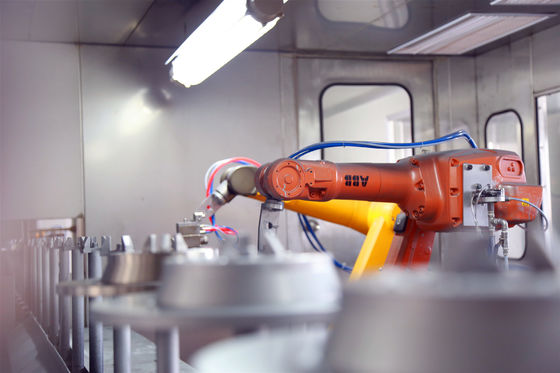 Buen precio Línea del espray de la calefacción de inducción del disco del freno del automóvil del sistema de capa de inmersión del control eléctrico en línea