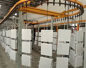 Buen precio Disco del freno TS16949 que rocía ahorro de la energía de capa electrostático del equipo en línea